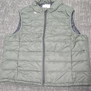Olive Green Puffer Vest